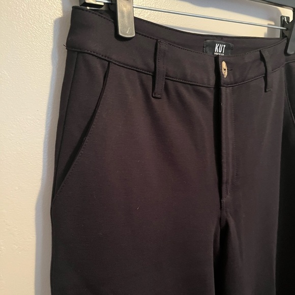 Kut from the Kloth Meg High Rise Wide Leg Black Trouser - Picture 4 of 12